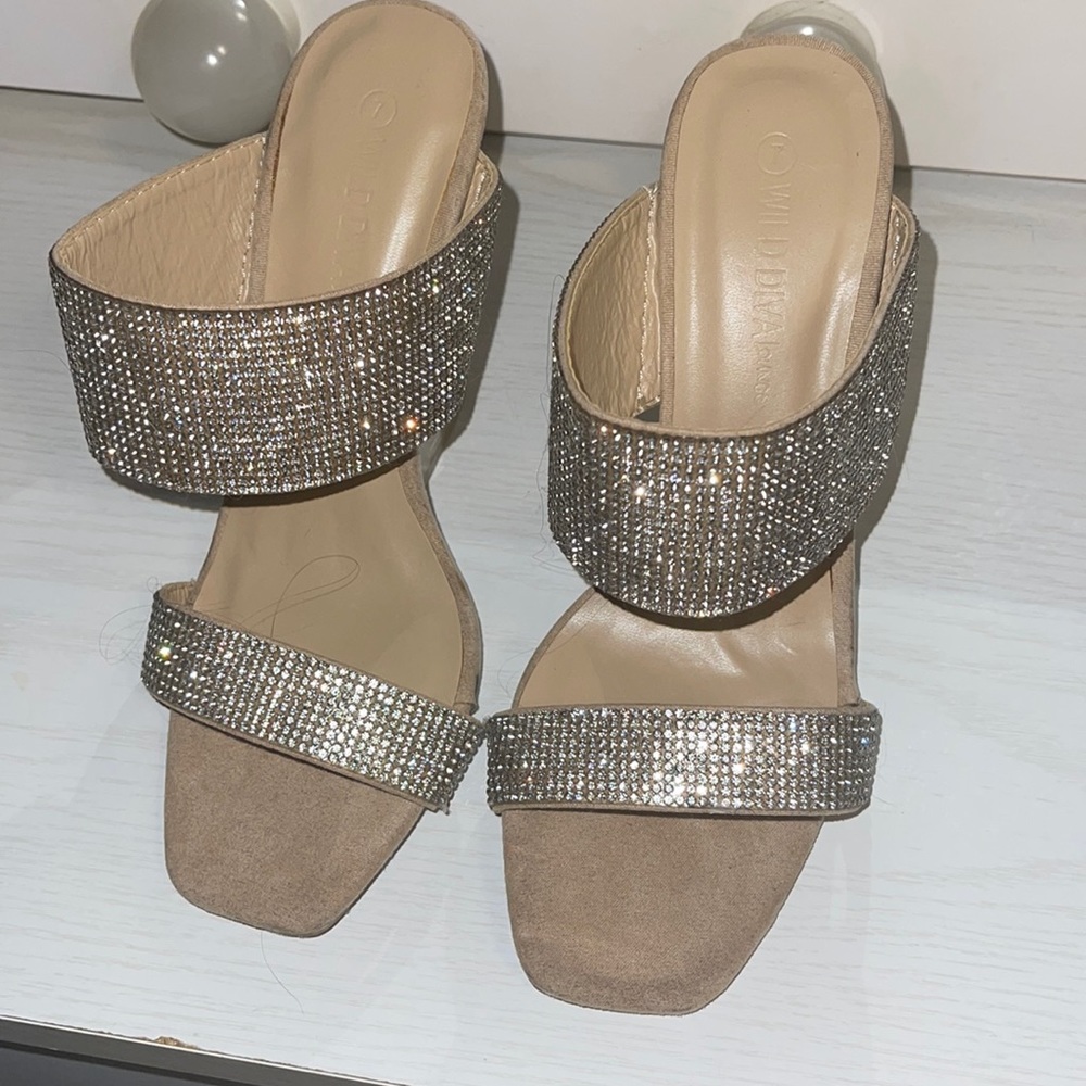 Rhinestone heels